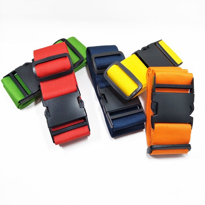 Yellow Green Blue Orange Single-Colored Safety Luggage Strap Thick Polyester Tape Polypropylene Webbing Suitcases Belt Accessory - Image 4