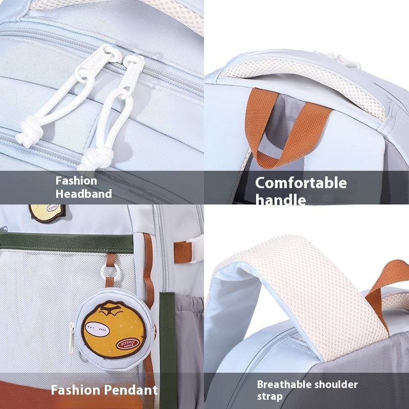 Grade Primary School Students Pull-Rod Schoolbag Universal Water-Repellent - Image 4